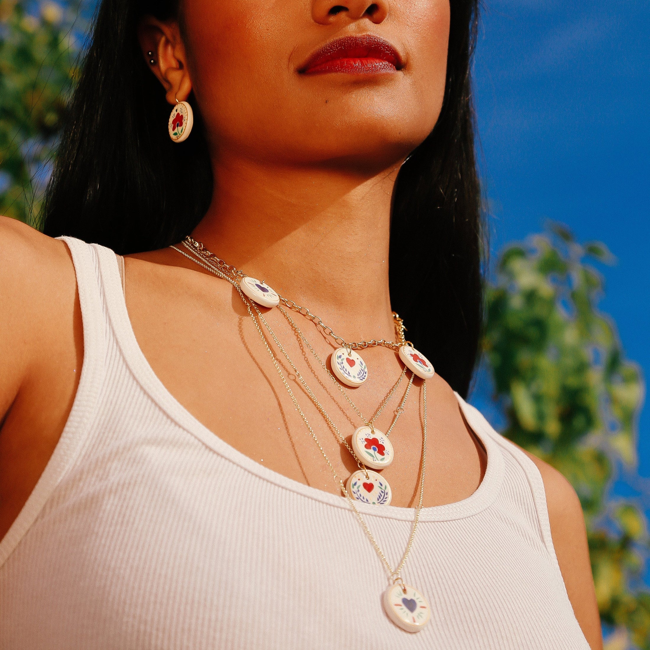 Collier couronne Faïenz - Arméria