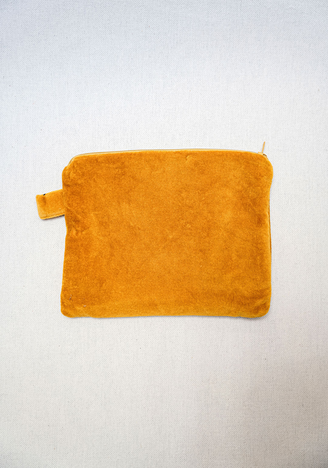 Petite pochette velours Maeline vieil or