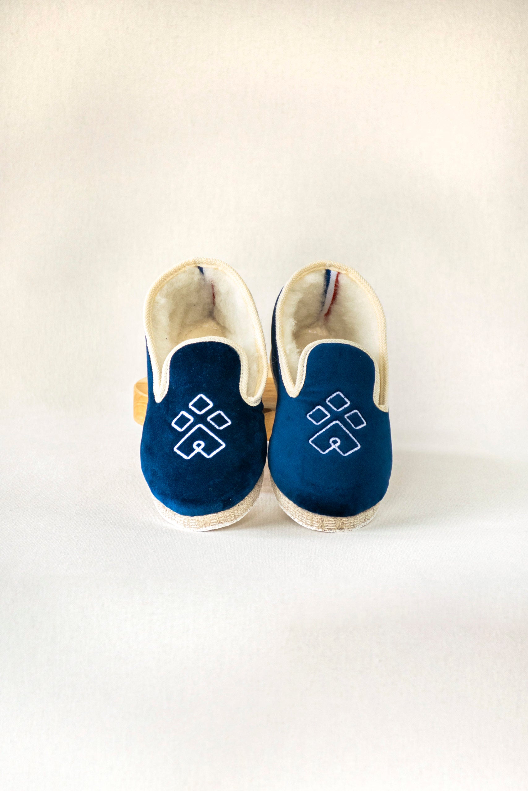 Chaussons adultes Malo bleu