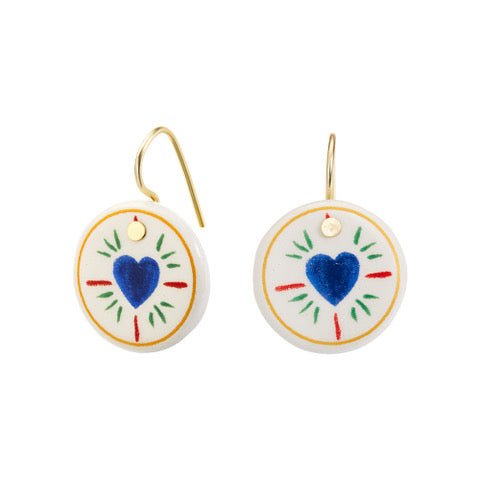 Arméria - Boucles d'oreilles Coeur
