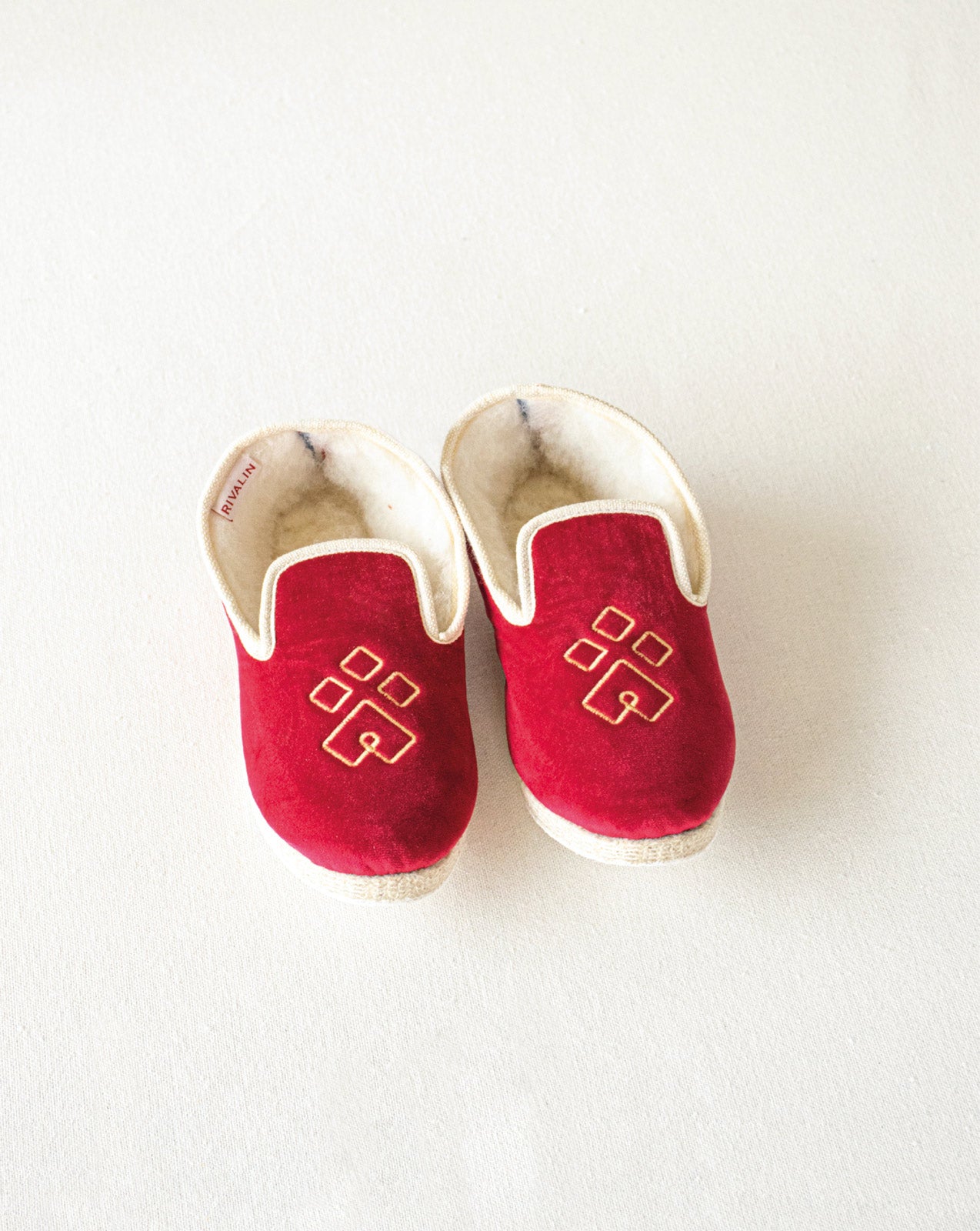 Chaussons adultes Malo rouge