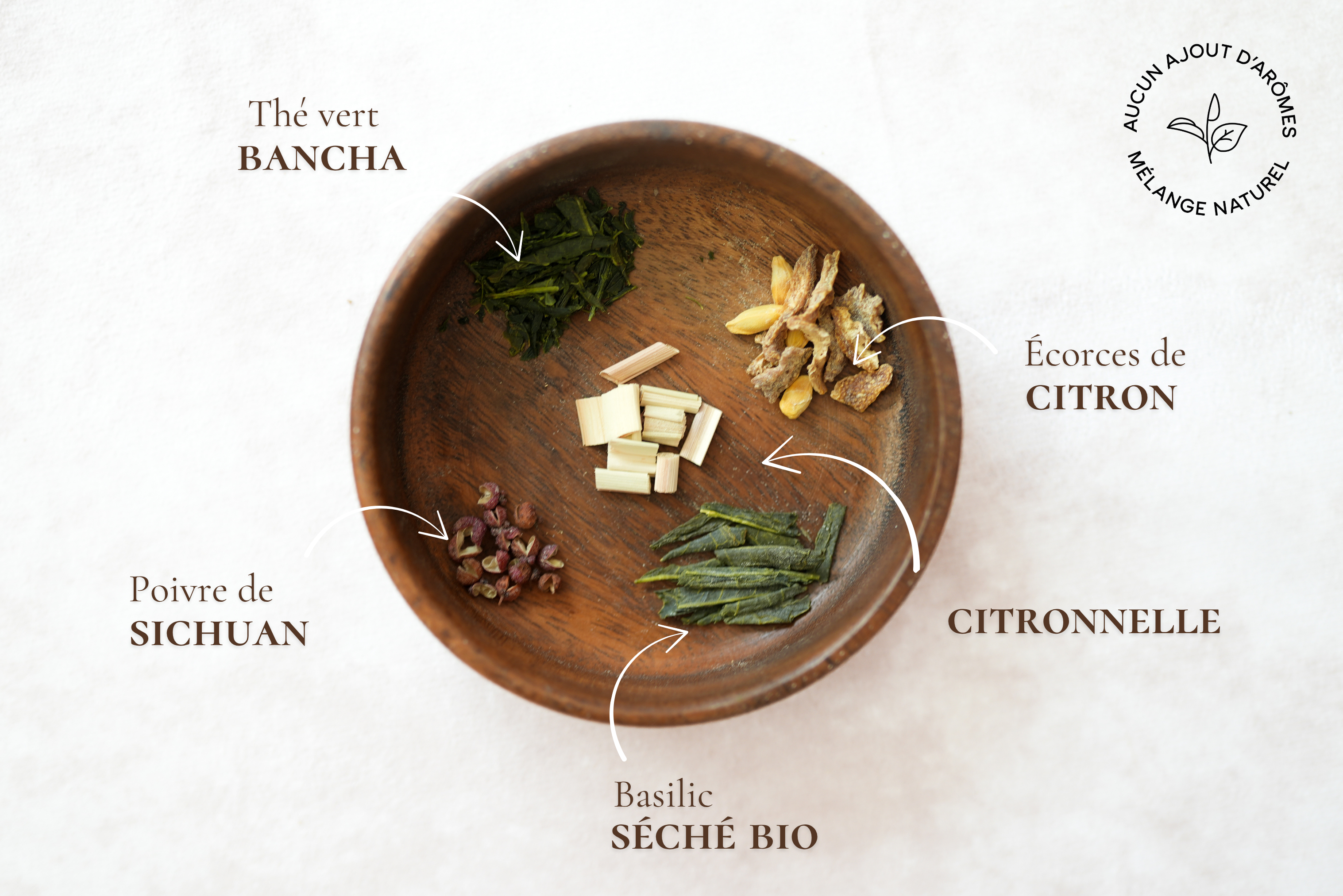 N°5 Thé vert Citron Basilic