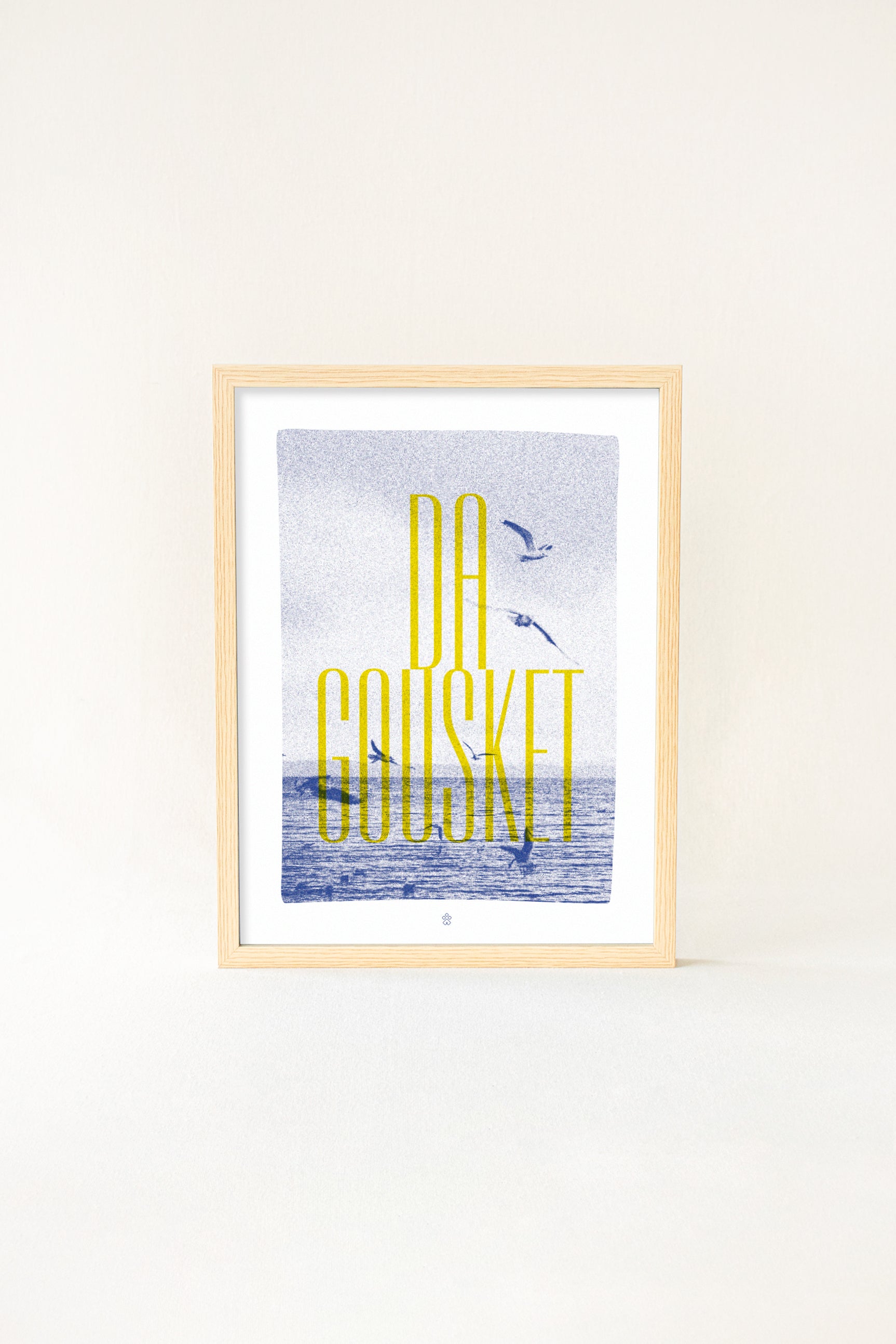 Affiche Aël “Da Gousket” – Bleu & Jaune –  (30x40 cm)