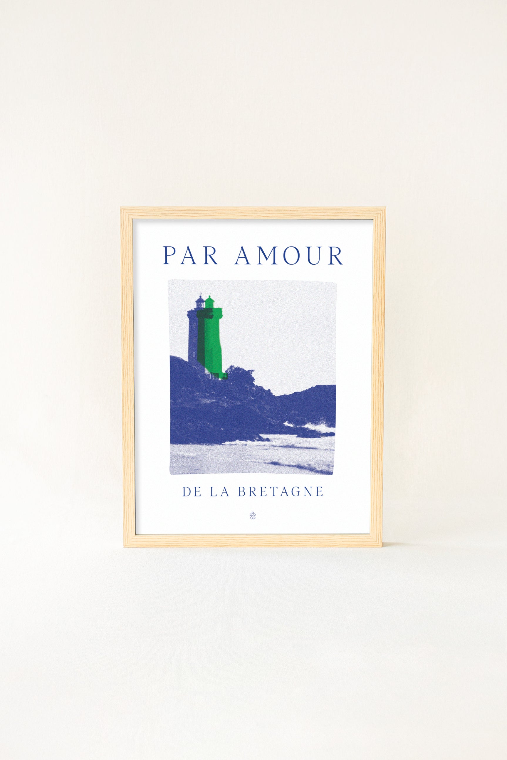 Affiche Jos “Par amour de la Bretagne” – Phare breton (30x40)