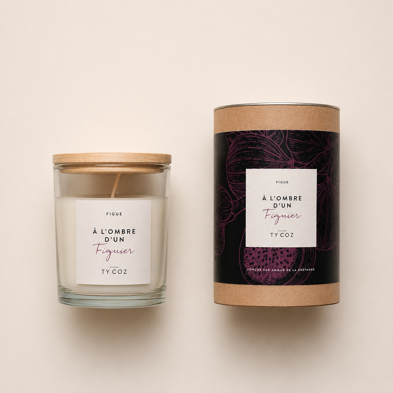 Coffret Fête des Mères Lampe bougie + Bougie 200g