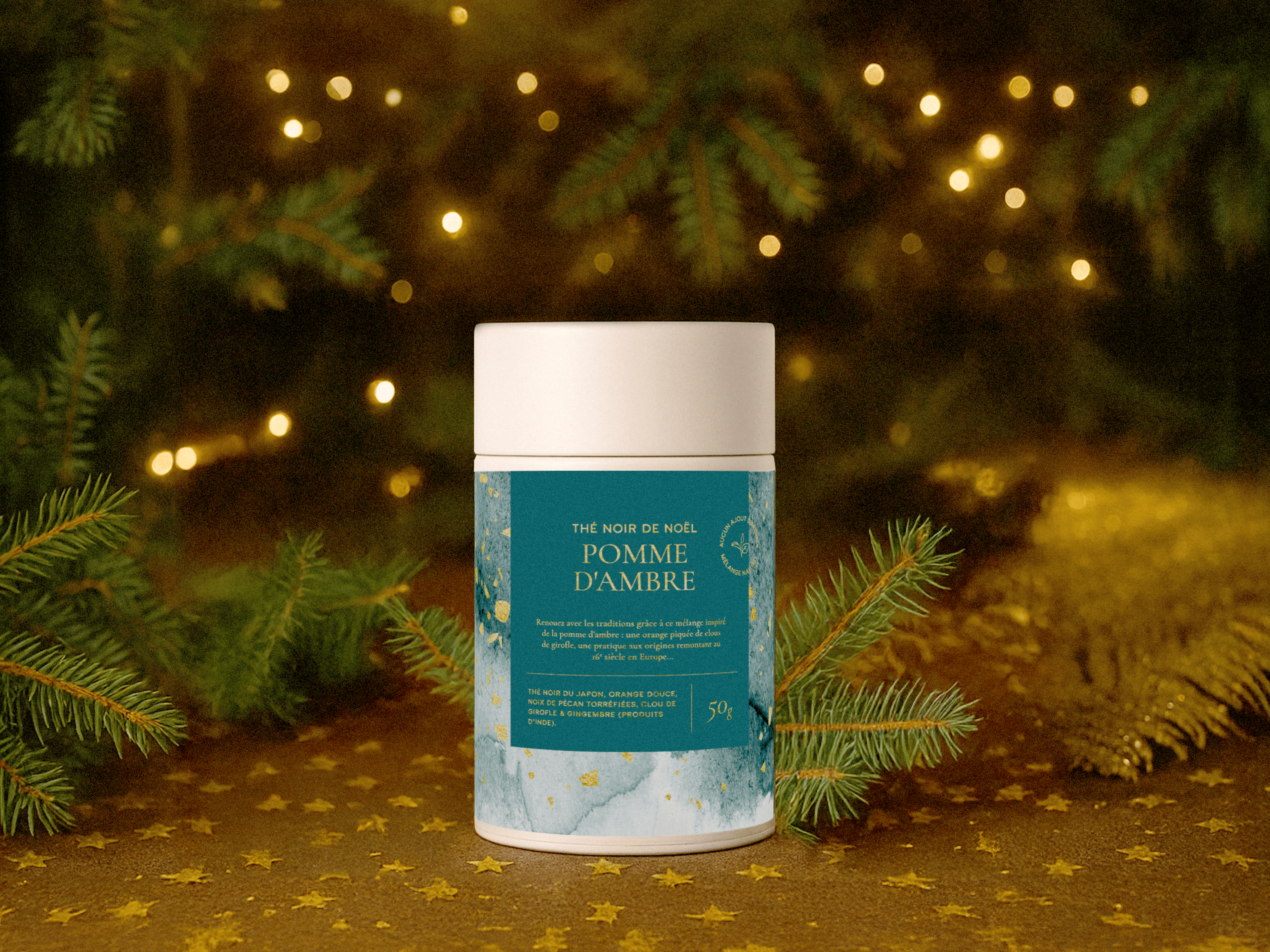 N°11 Thé noir de Noël - Pomme d'Ambre