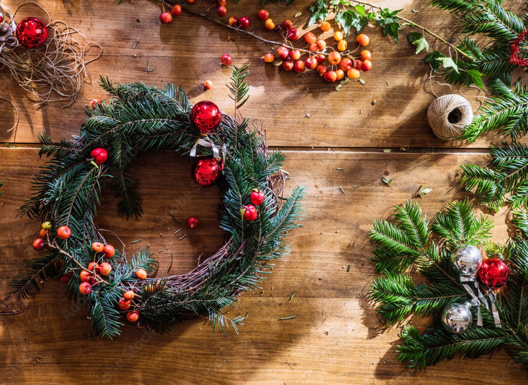 Atelier Création de Couronnes de Noël – Vendredi 12 décembre à 17h