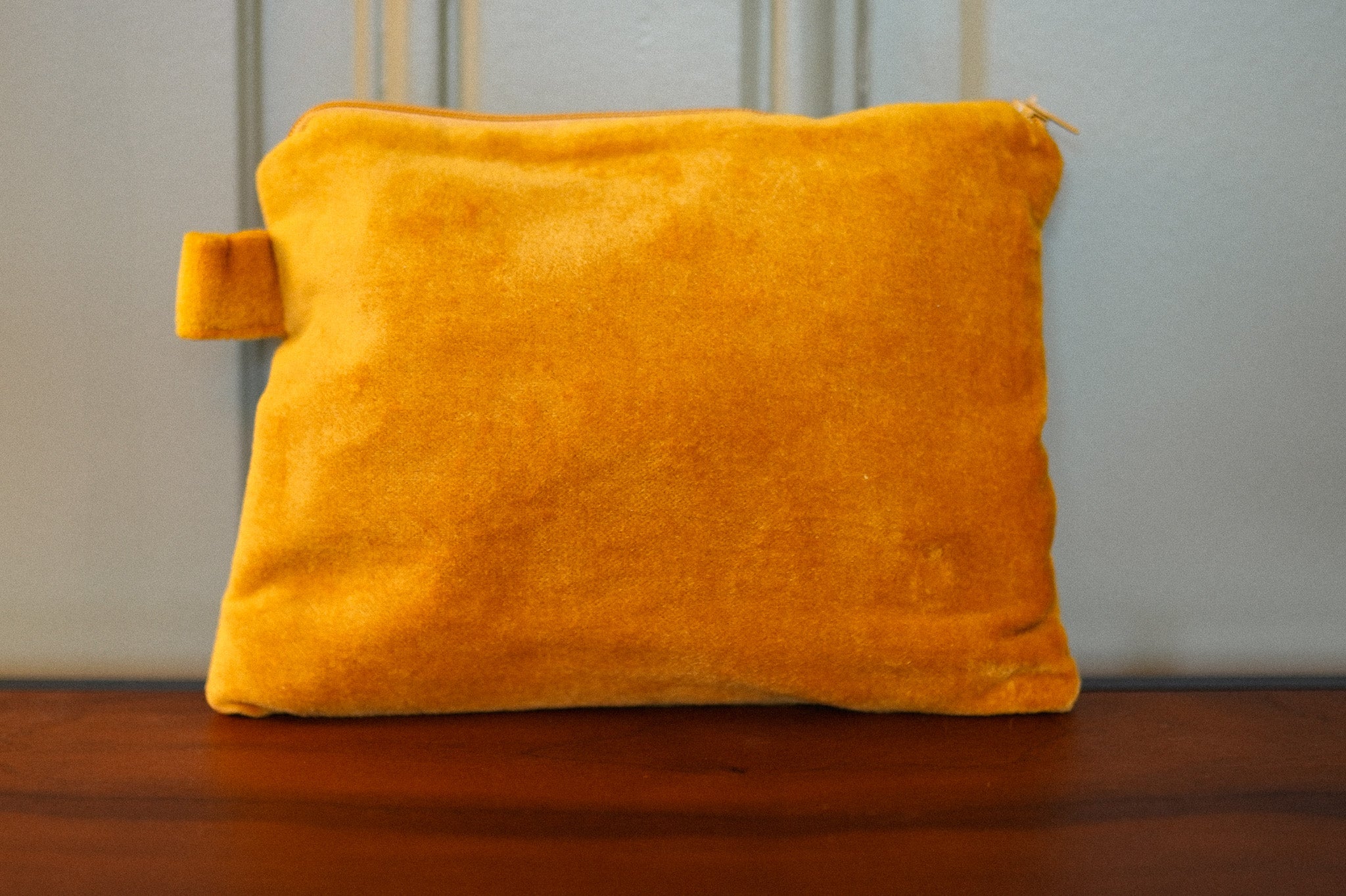 Petite pochette velours Maeline vieil or