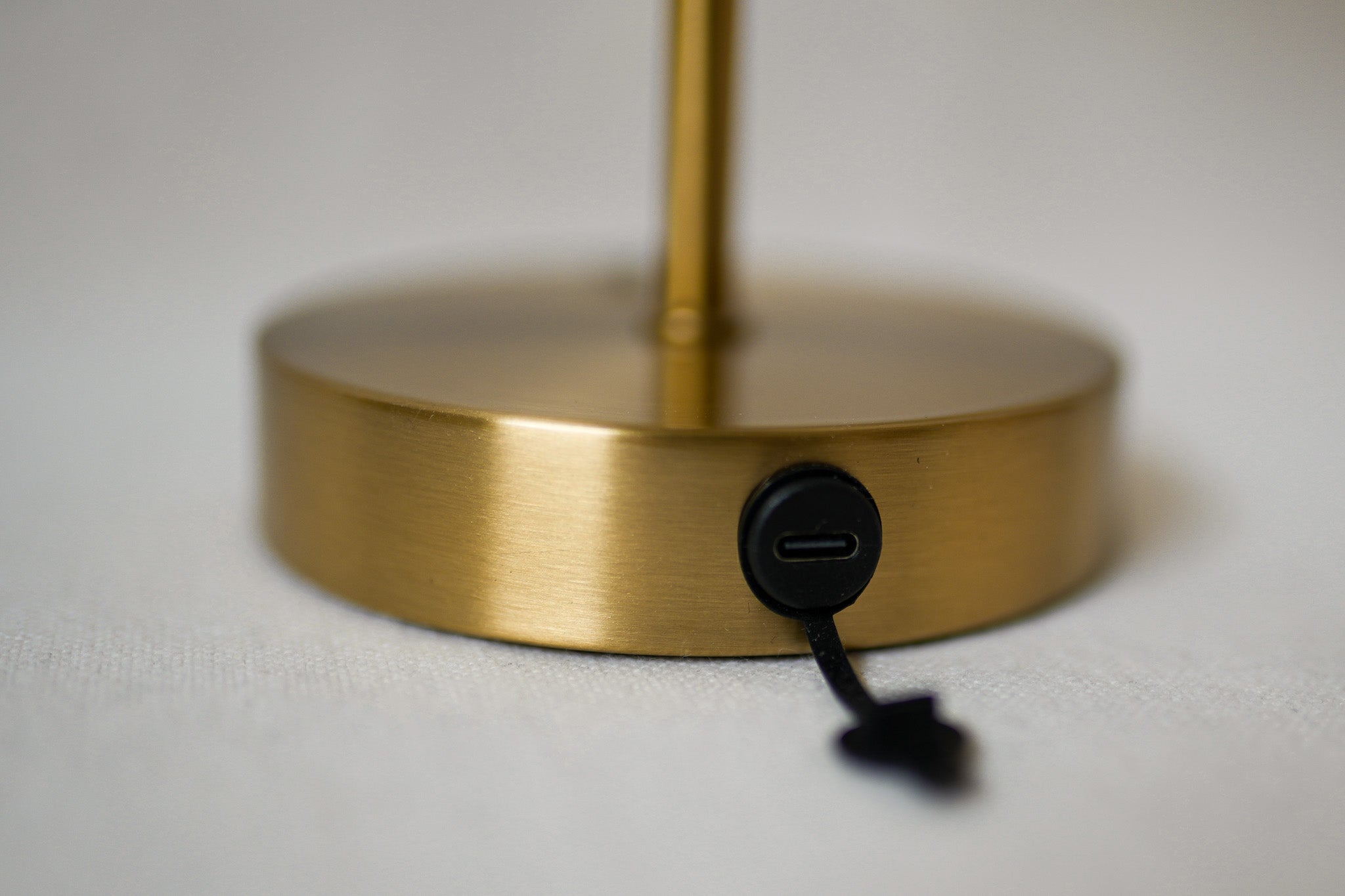 Lampe LED sans fil noire