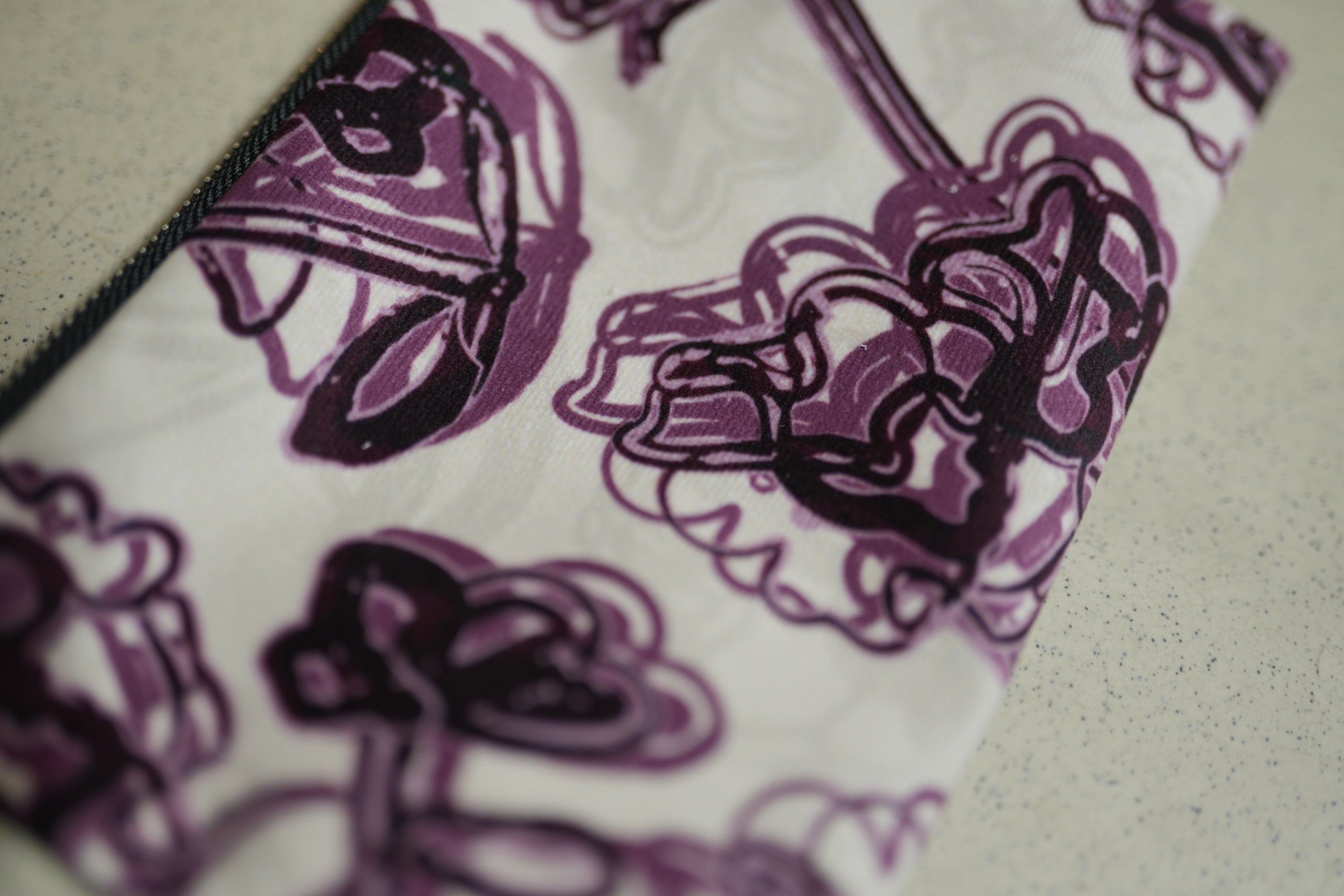 Pochette  Brival - Fleurs bleues