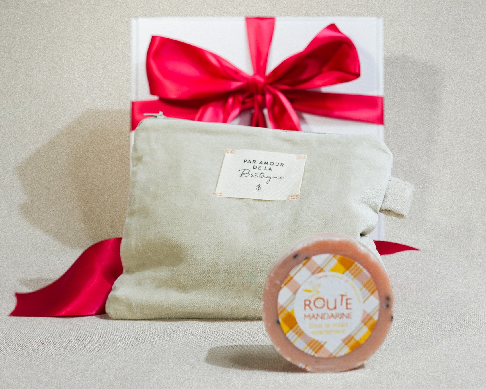 Coffret Pochette Velours & Savon