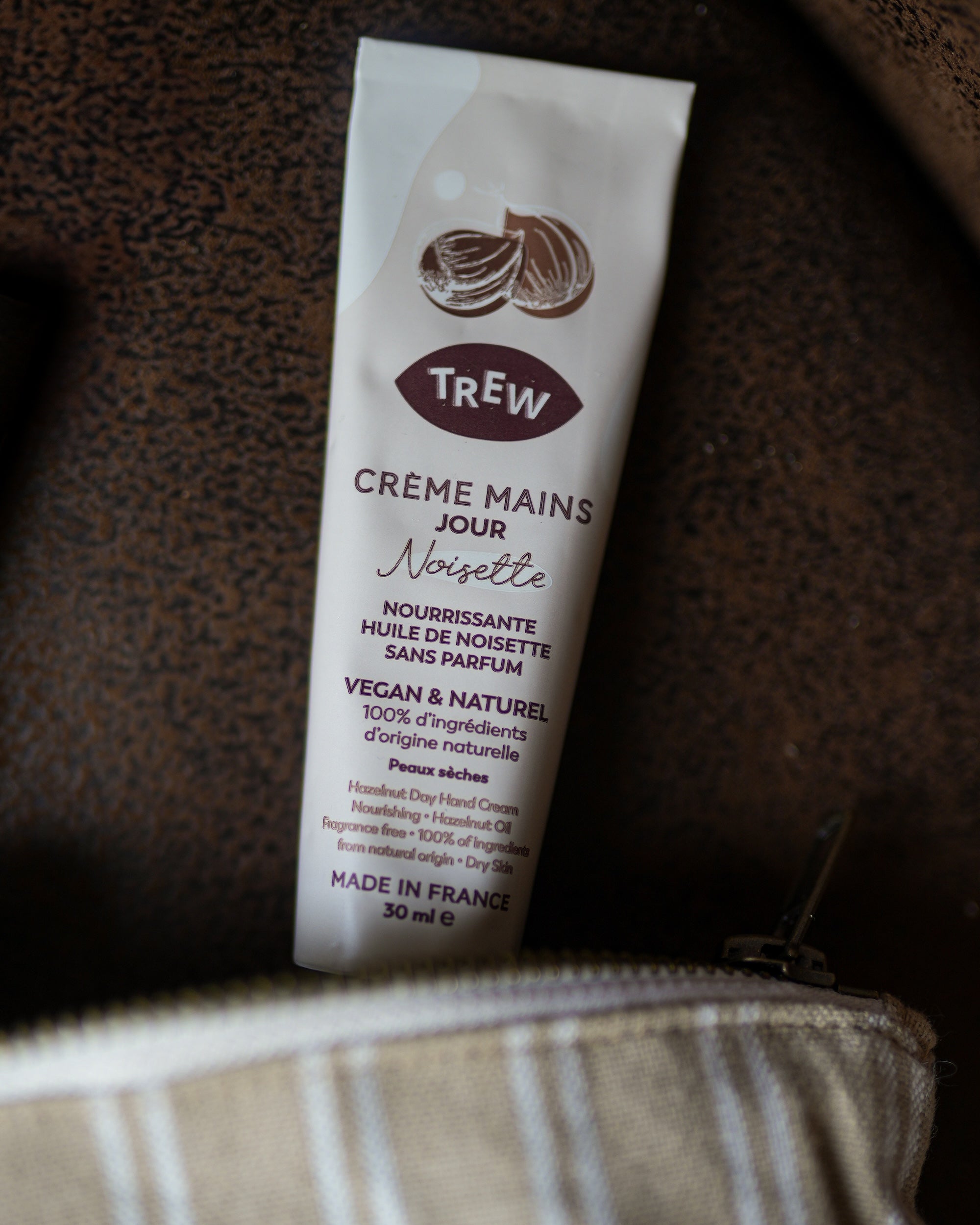 Crème mains naturelle à la noisette – Trew – 30 ml