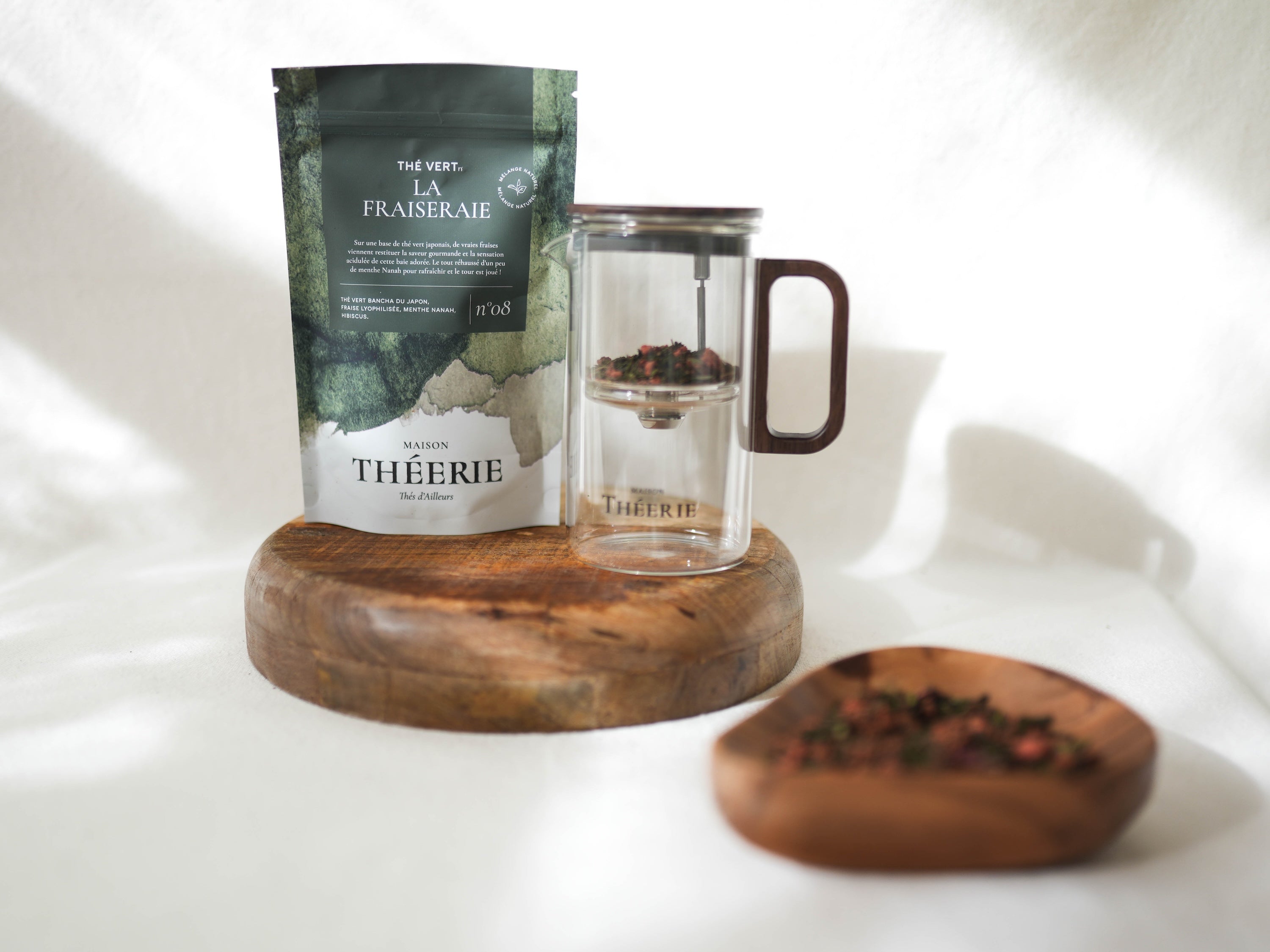 N°8 Thé vert Fraise "La fraiseraie"