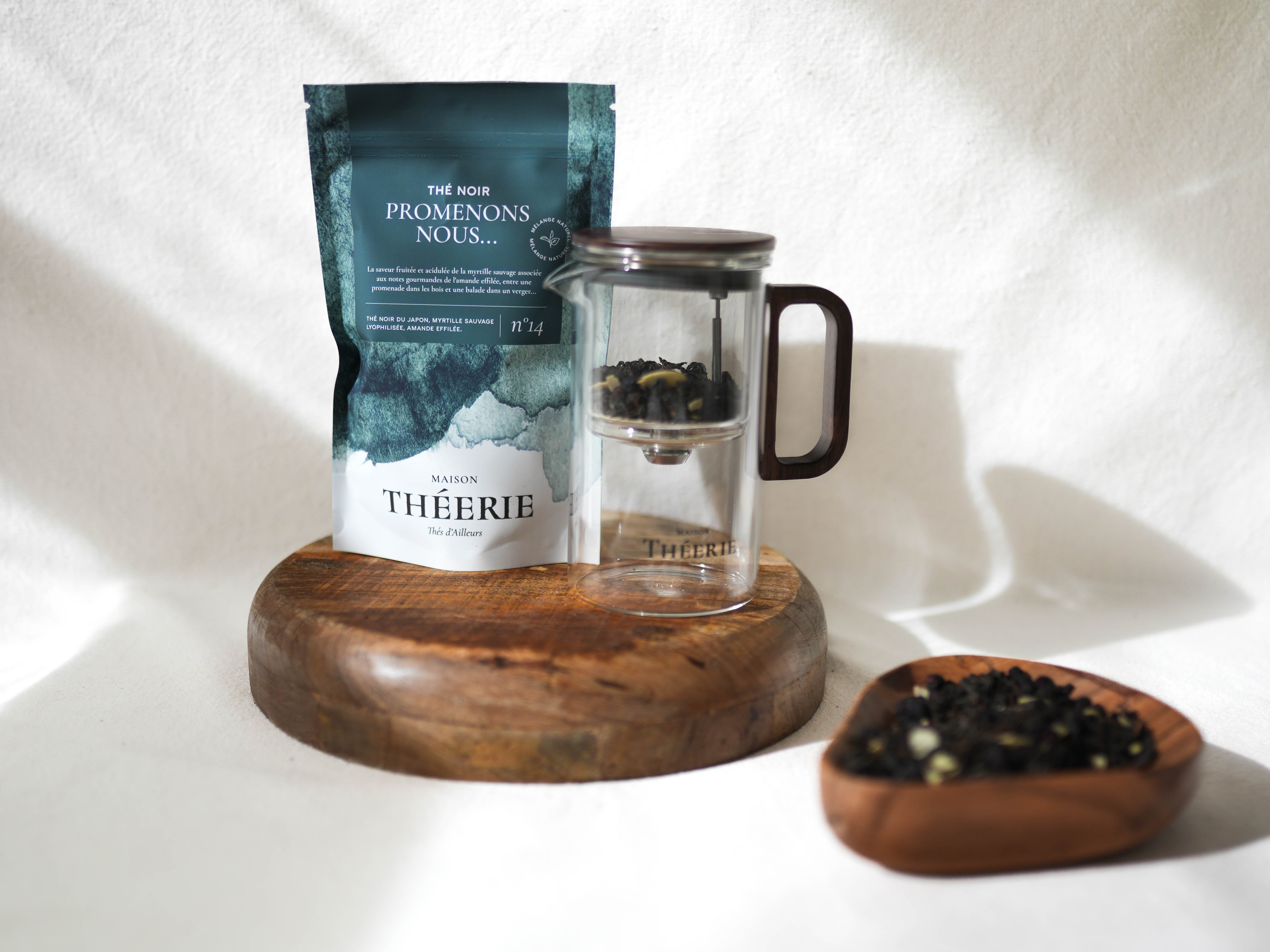 N°14 Thé noir Myrtille Amande "Promenons-nous..."