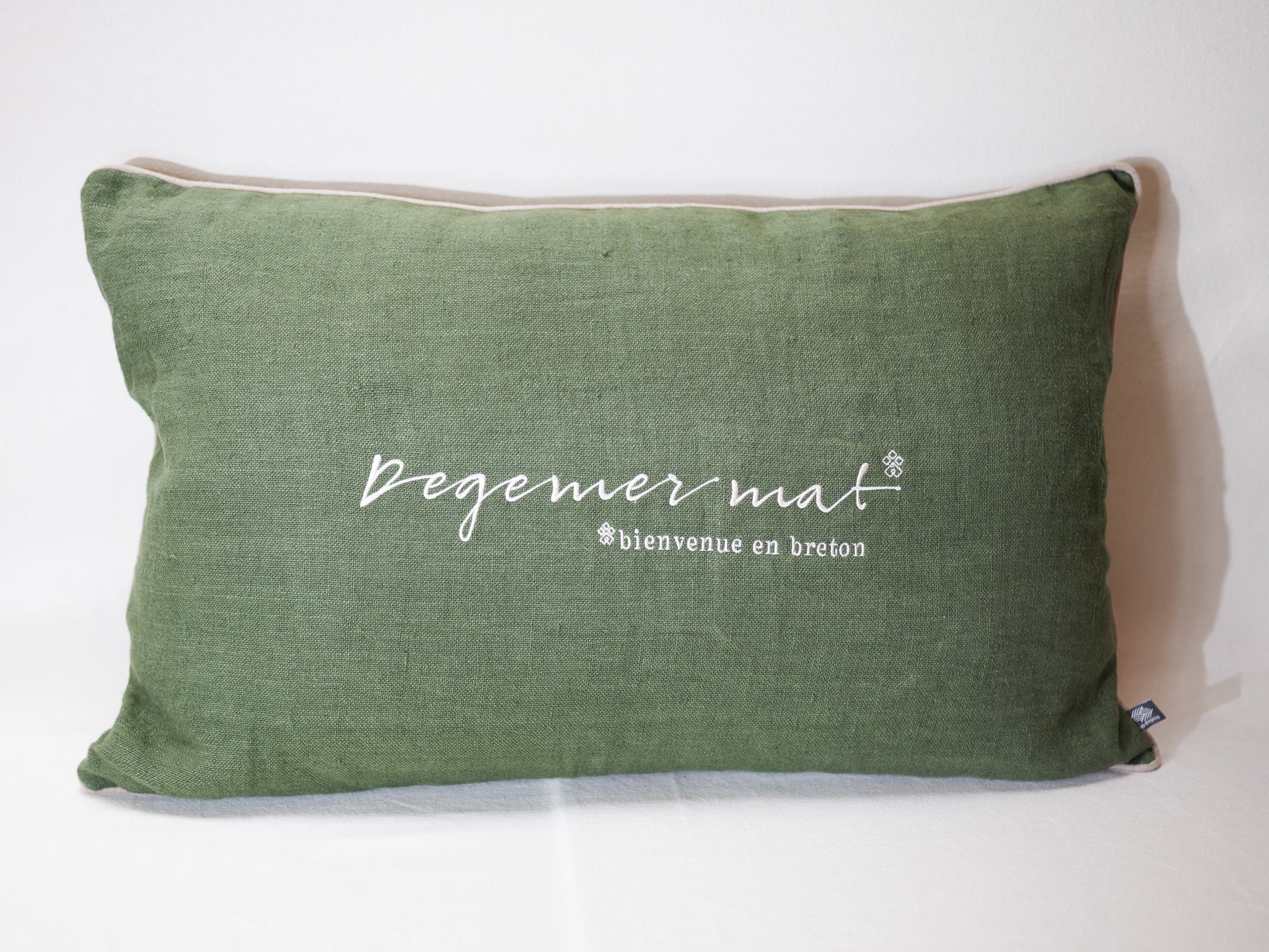 Coussin Loig Vert Bronze