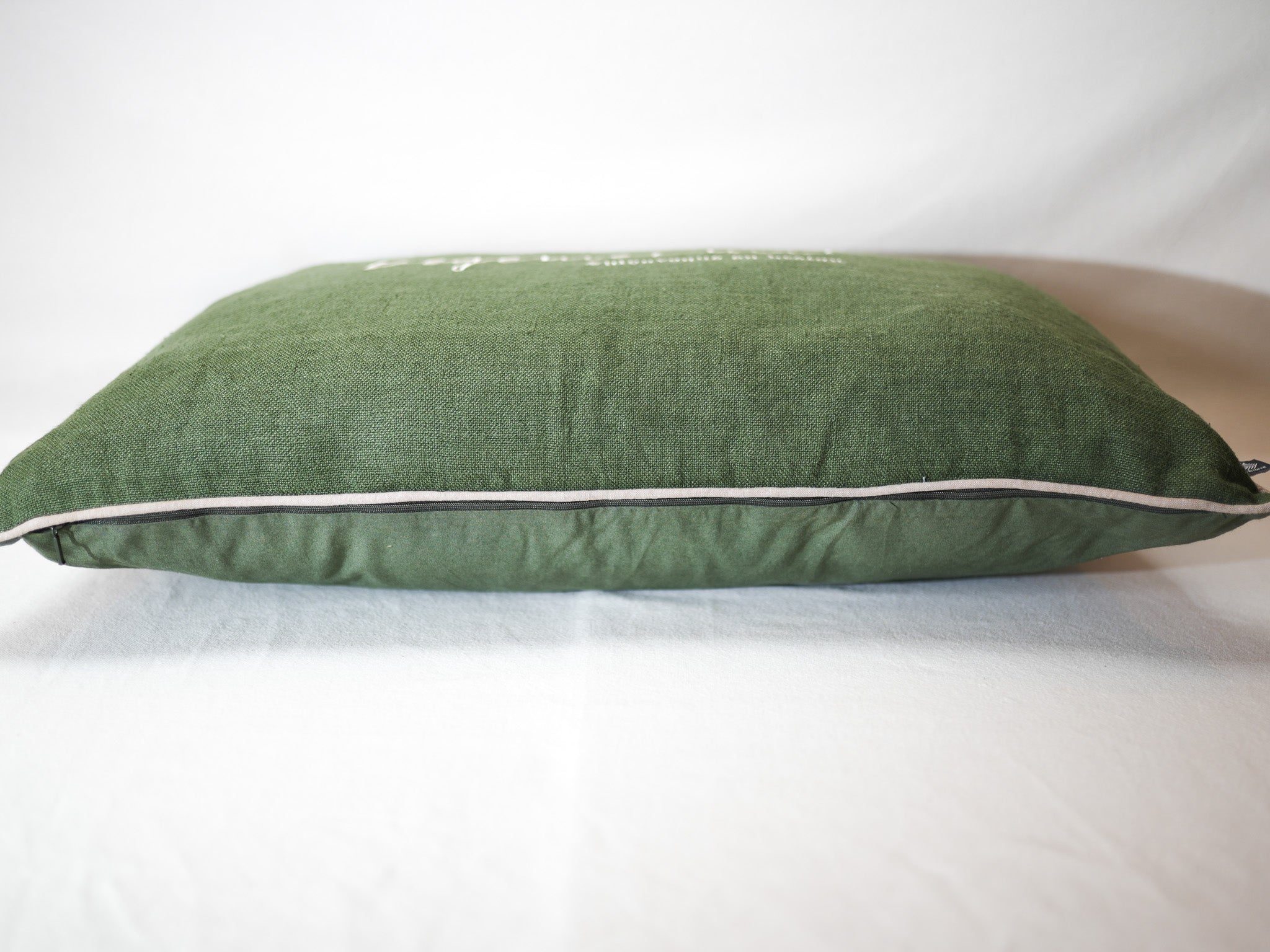 Coussin Loig Vert Bronze