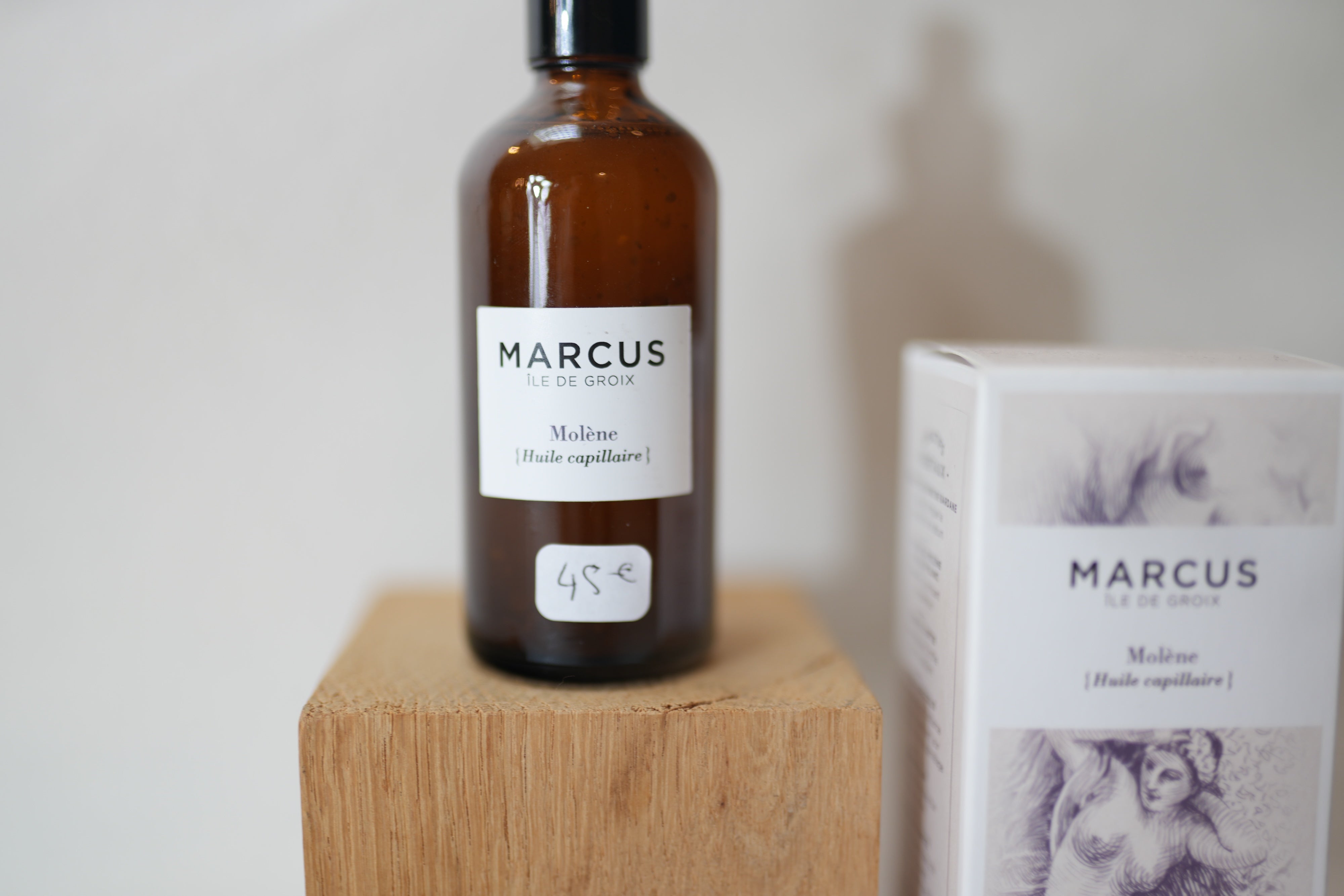 Huile capillaire Molène – Soin réparateur cheveux secs & abîmés (100 ml) – Marcus, Île de Groix