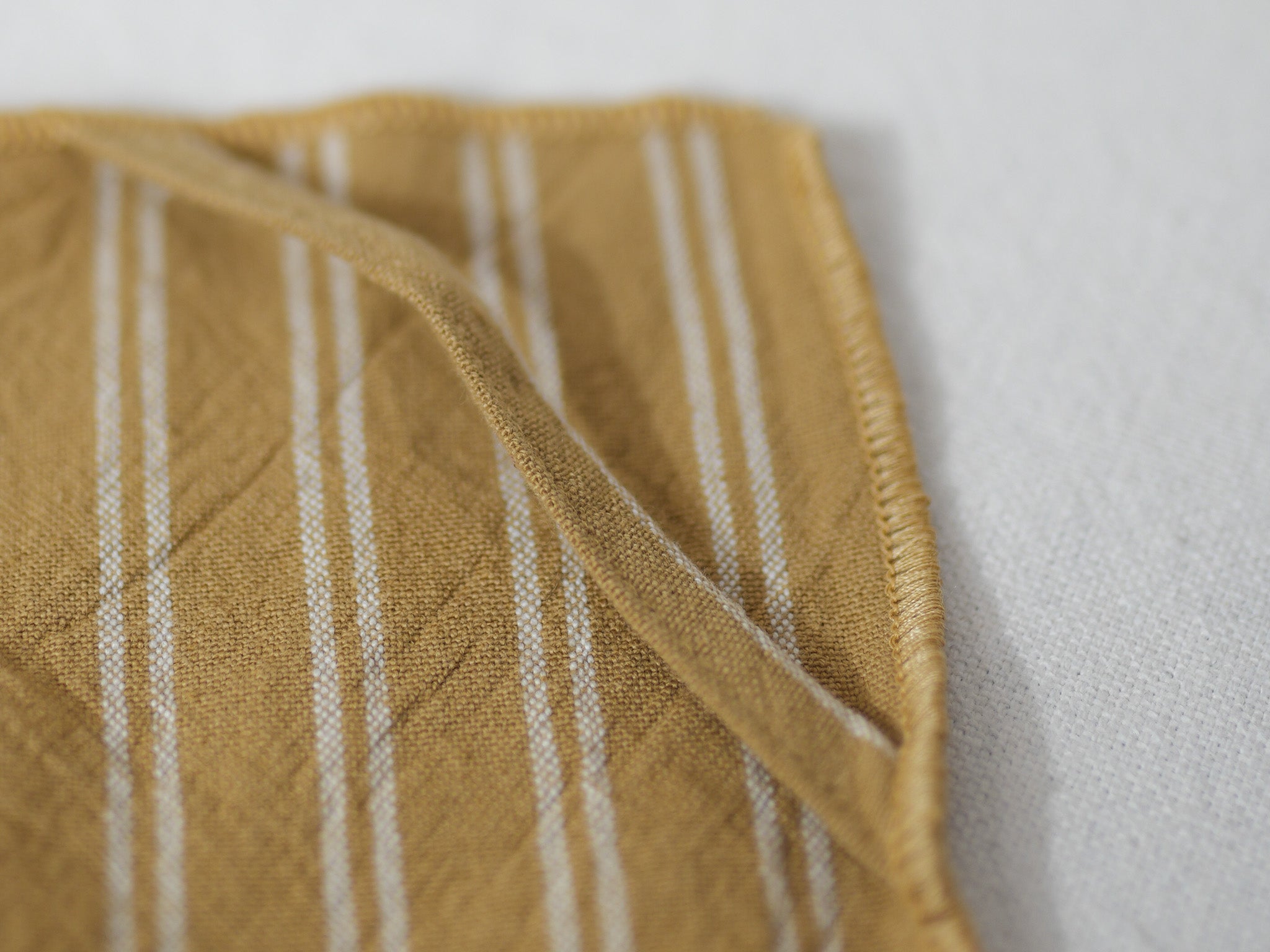 Torchons rayés en coton lavé "Malou"