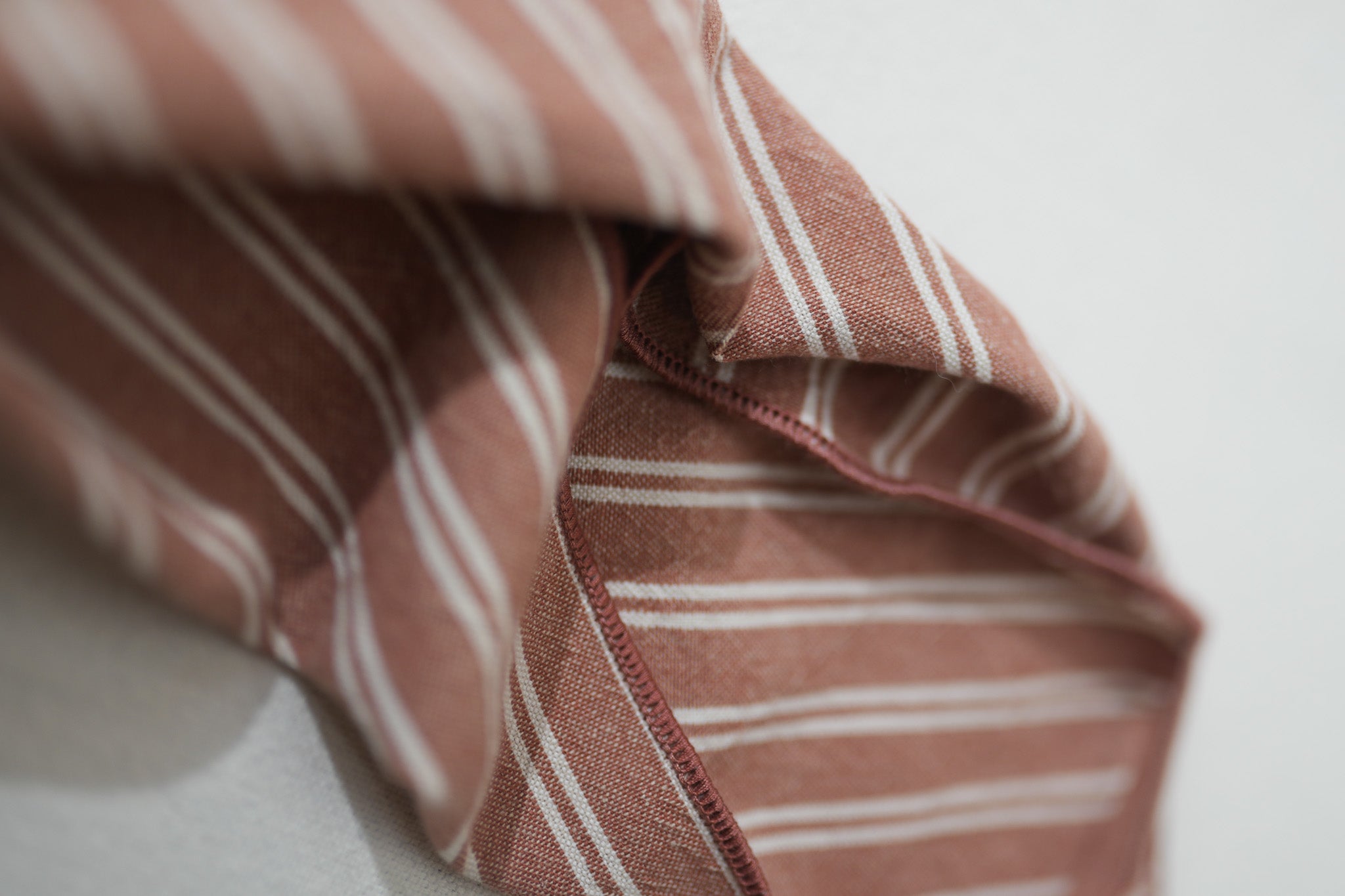 Torchons rayés en coton lavé "Malou"