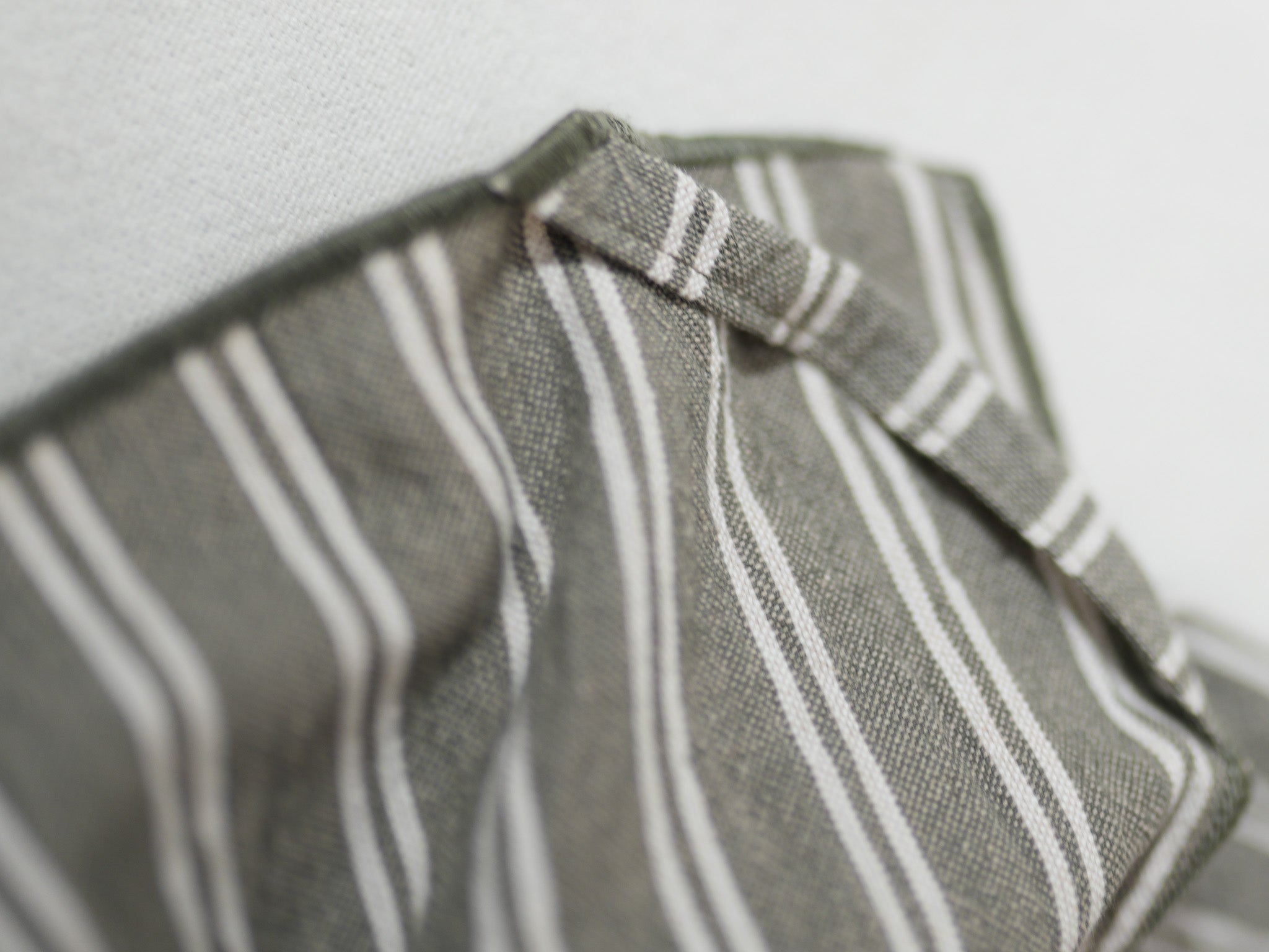 Torchons rayés en coton lavé "Malou"