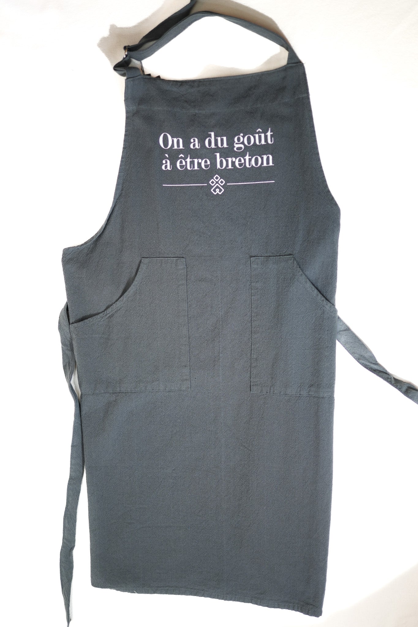 Tablier en coton Brieg - Anthracite 