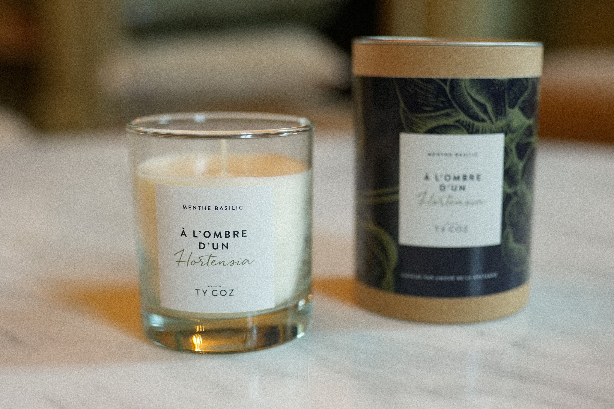 Bougie Sterenn - Menthe Basilic