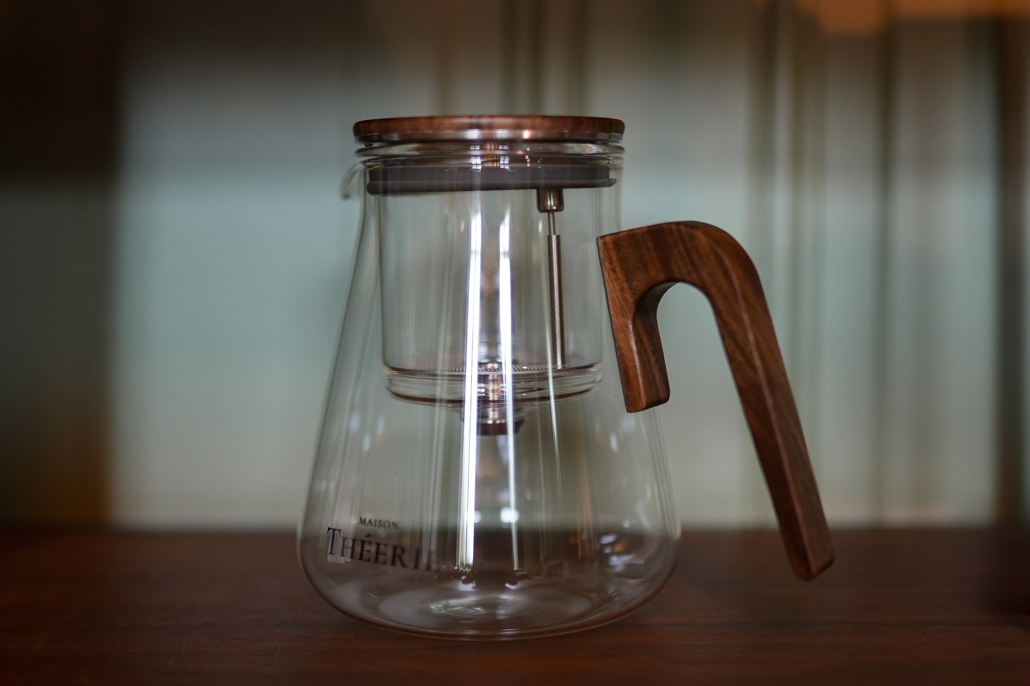 Théière en verre avec filtre automatique - 800 ml