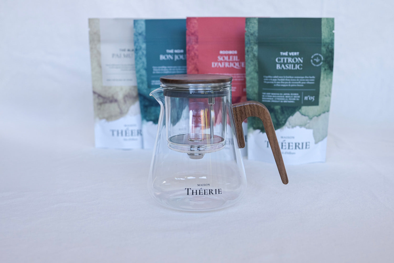 Théière en verre avec filtre automatique - 800 ml