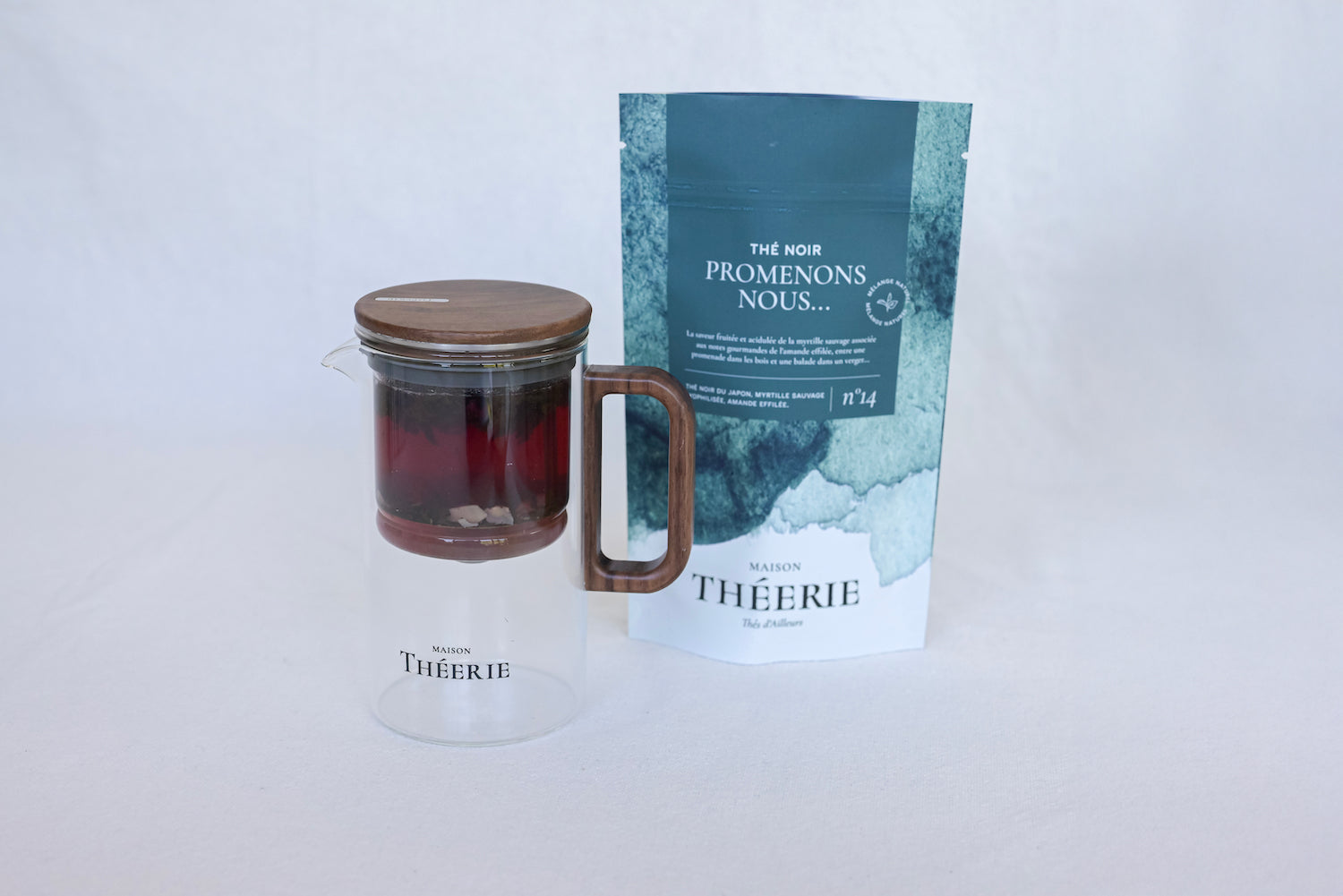 Infuseur en verre avec filtre automatique - 500 ml