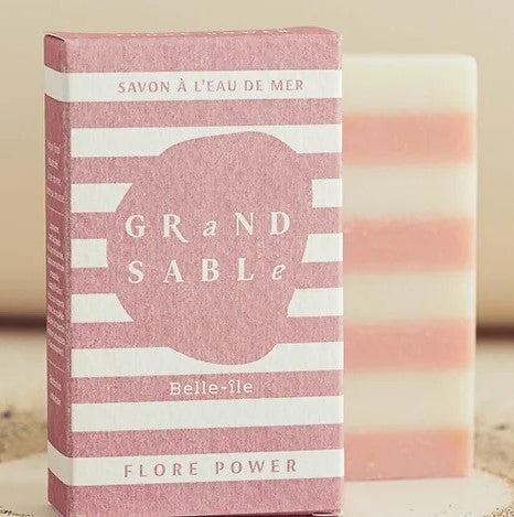 Savon marinière parfumé Grand Sable Flore Power