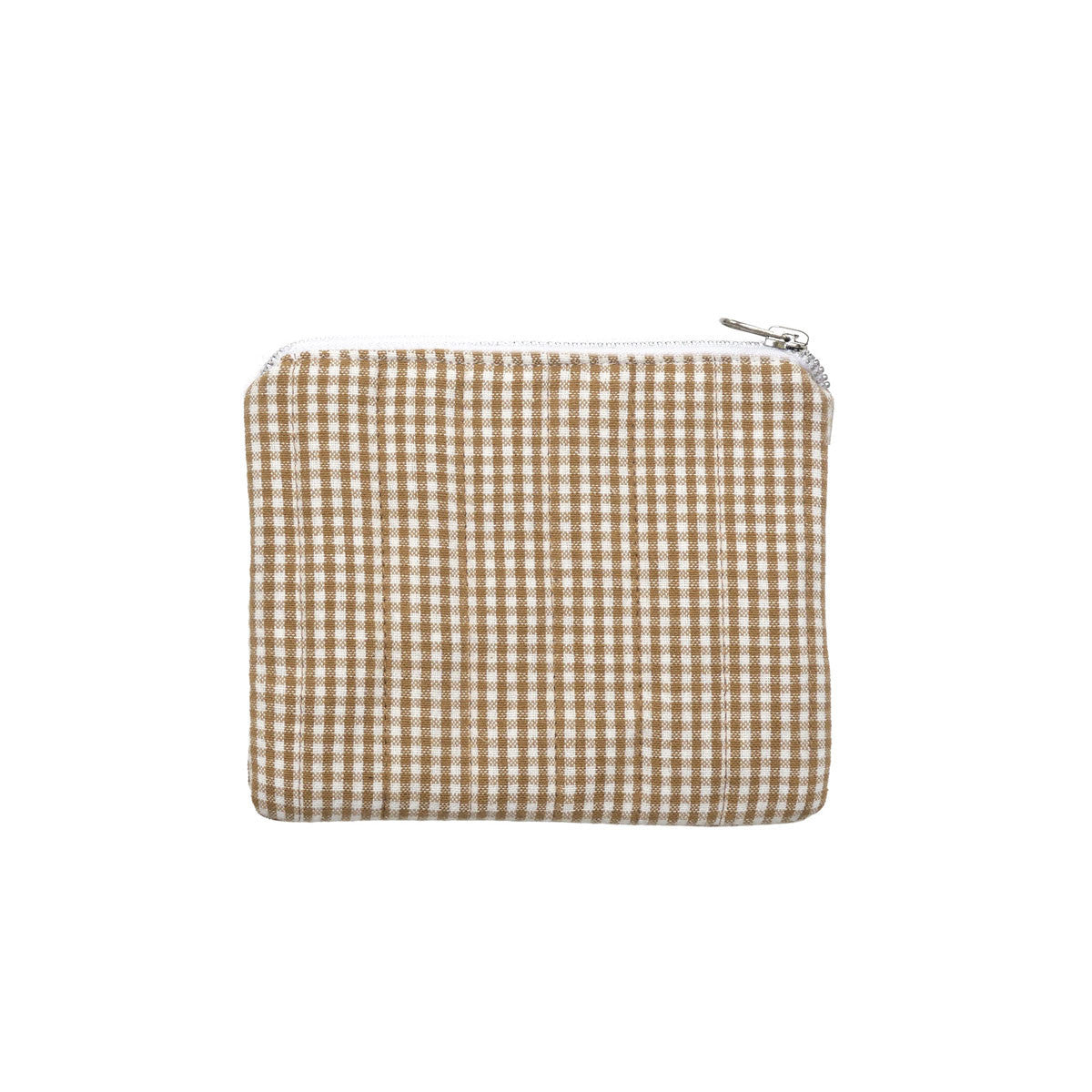 Pochette vichy en coton 13x17cm