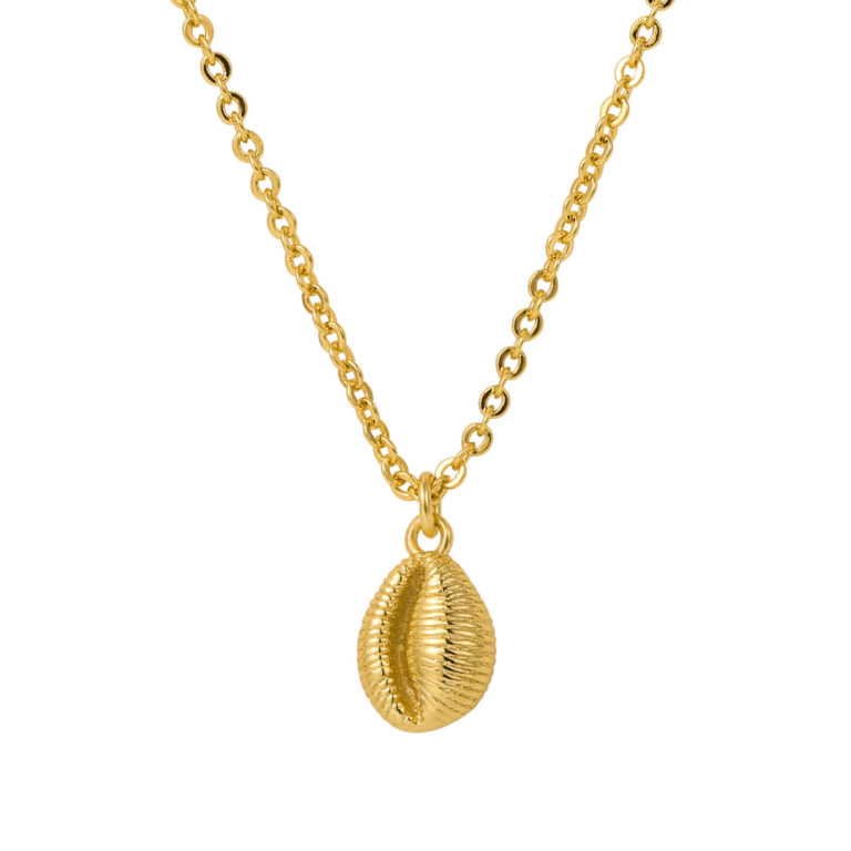 Collier Bellec dorée à l'or fin Arméria Design marque invitée bretonne chez Ty Coz