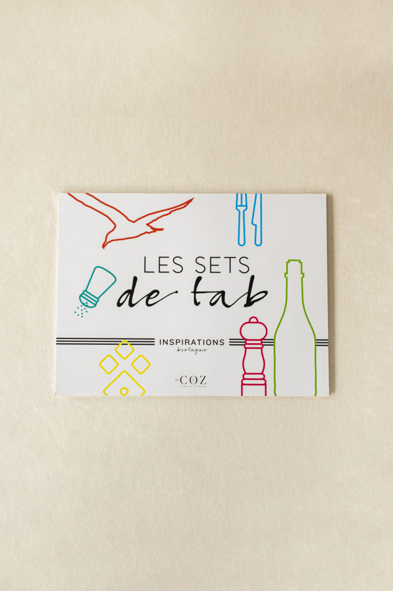 TY COZ carnet sets de table en papier 6 design